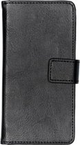 Luxe Lederen Bookcase voor Samsung Galaxy S10e - Zwart