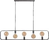 DePauwWonen - 5L Strip Hanglamp - E27 Fitting - Oud Zilver - Hanglampen Eetkamer, Woonkamer, Industrieel, Plafondlamp, Slaapkamer, Designlamp voor Binnen