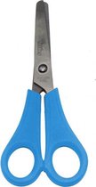 schaar 13 cm RVS blauw