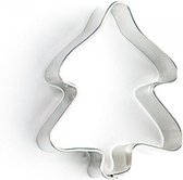uitsteekvorm dennenboom 6 x 5 x 2 cm blank staal
