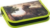 etui Dino junior 19,6 cm polyester groen 42-delig