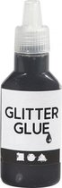 glitterlijm zwart 25 ml