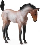 paarden: Mustang veulen 9 cm bruin