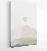 Canvas schilderij - Mountain and landscape wall arts vector 2 -    – 1908283540 - 80*60 Vertical