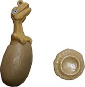 dinosaurus Giganotosaurus 6 cm beige/bruin 2-delig