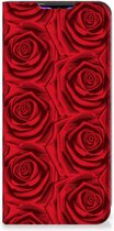 Mobiel Bookcase Xiaomi Redmi 9 Smart Cover Red Roses