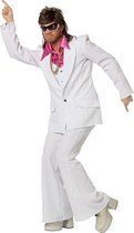 Jaren 80 & 90 Kostuum | Every Night Fever Wit | Man | Maat 64 | Carnaval kostuum | Verkleedkleding