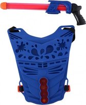 waterpistool met schild junior 32 cm blauw