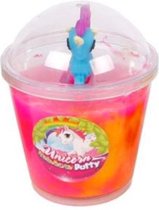 putty Unicorn junior 10 cm blauw 2-delig