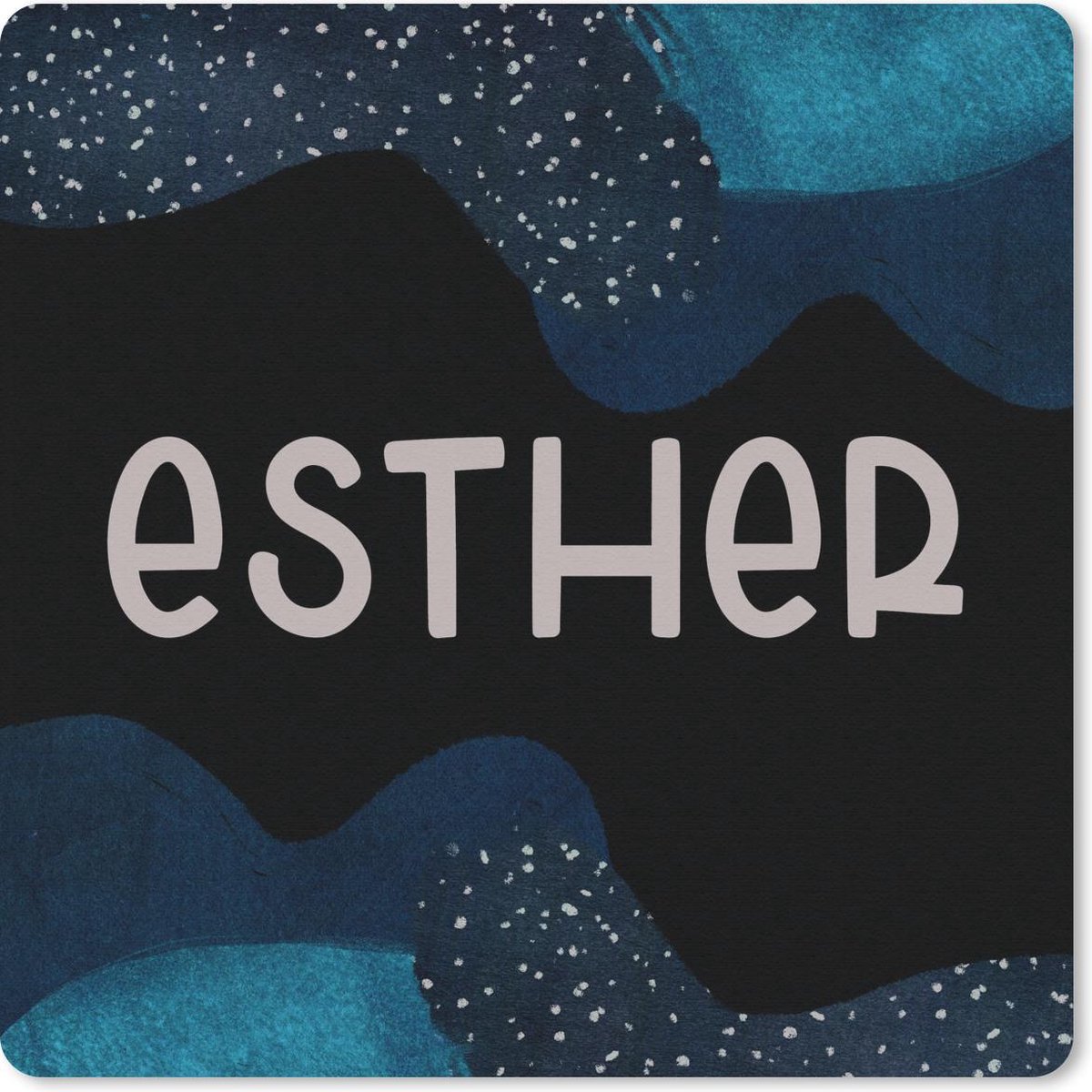 Muismat 20x20 cm - Mousepad Esther - Pastel - Meisje - Muismatten