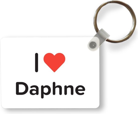 Porte-clés - J'aime - Daphné - Fille - Cadeaux à distribuer - Plastique - Cadeaux Sinterklaas - Cadeaux à distribuer pour les enfants - Cadeaux chaussures - Petits cadeaux