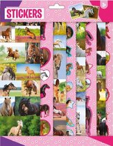 stickerset meisjes 21 x 29,5 cm papier paars/roze 8-delig
