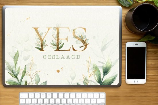 Autocollant pour ordinateur portable - 17,3 pouces - ' Yes, passé' - Proverbes - Citations - 40x30cm - Autocollants pour ordinateur portable - Peau pour ordinateur portable - Couverture