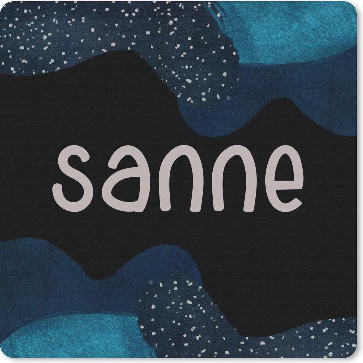 Muismat 20x20 cm - Mousepad Sanne - Pastel - Meisje - Muismatten