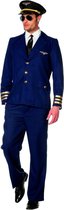 Piloot & Luchtvaart Kostuum | Koele Showbal Piloot Burgerluchtvaart | Man | Maat 54 | Carnaval kostuum | Verkleedkleding