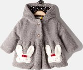 Baby winterjas met capuchon teddy bear 12-18m