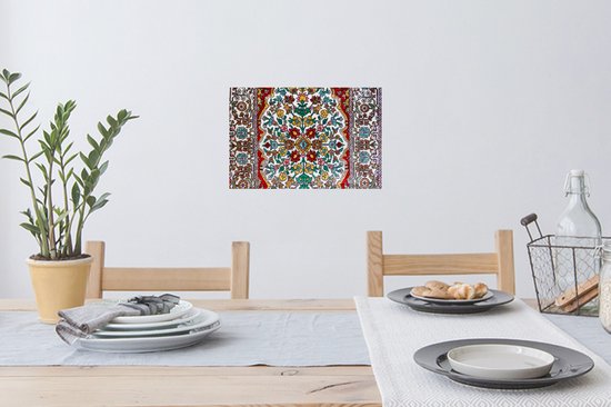 Stickers muraux - Tapis Persan - Tapis - Motifs - Couleurs - 30x20 cm - Film Adhésif