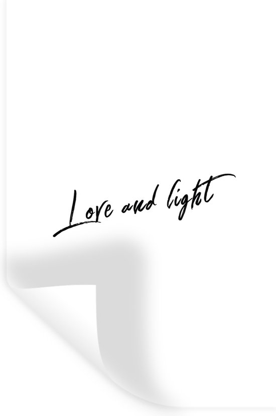 Sticker Muursticker Citations De La Life Daily Citation Amour Et Lumiere Sur Fond Bol Com