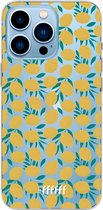 6F hoesje - geschikt voor iPhone 13 Pro - Transparant TPU Case - Lemons #ffffff