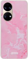 6F hoesje - geschikt voor Huawei P50 -  Transparant TPU Case - Pink Sync #ffffff