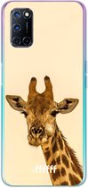 6F hoesje - geschikt voor OPPO A72 -  Transparant TPU Case - Giraffe #ffffff