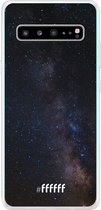 6F hoesje - geschikt voor Samsung Galaxy S10 5G -  Transparant TPU Case - Dark Space #ffffff