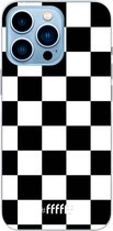 6F hoesje - geschikt voor iPhone 13 Pro Max - Transparant TPU Case - Checkered Chique #ffffff