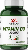 XXL Nutrition Vitamine D3 3000IU - 60 gelcaps - NZVT