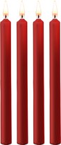 Teasing Wax Candles Large - Parafin - 4-pack - Red