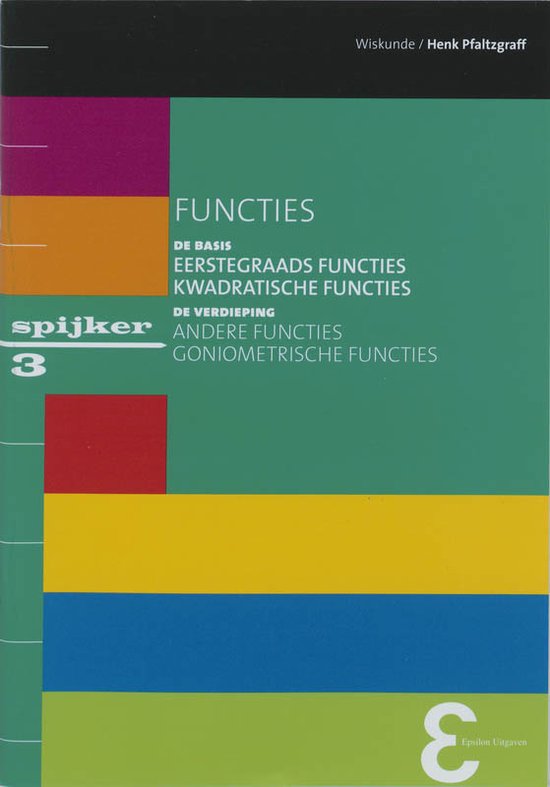 Spijkerreeks 3 - Functies - cover