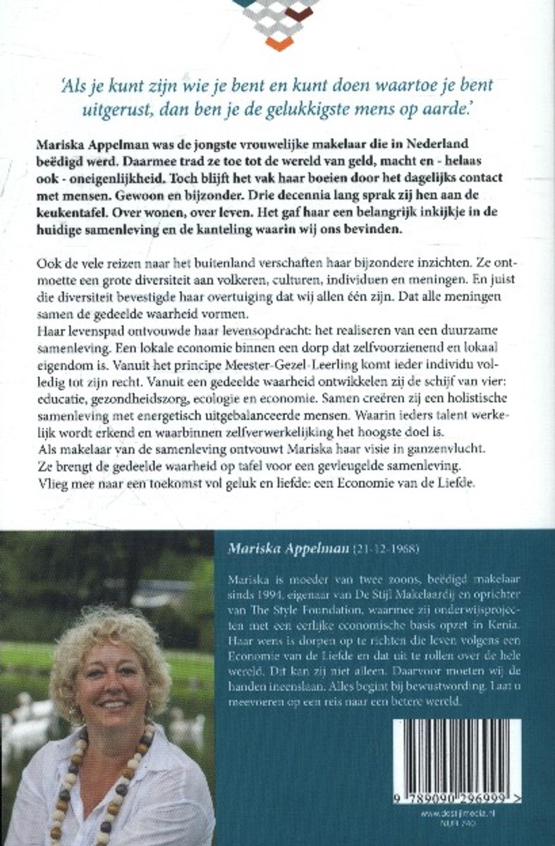 Economie van de liefde - back cover