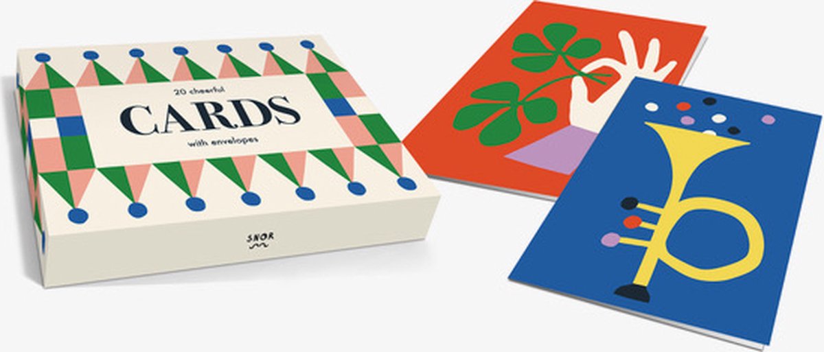Cheerful Stationery - Cheerful, 20 postcards