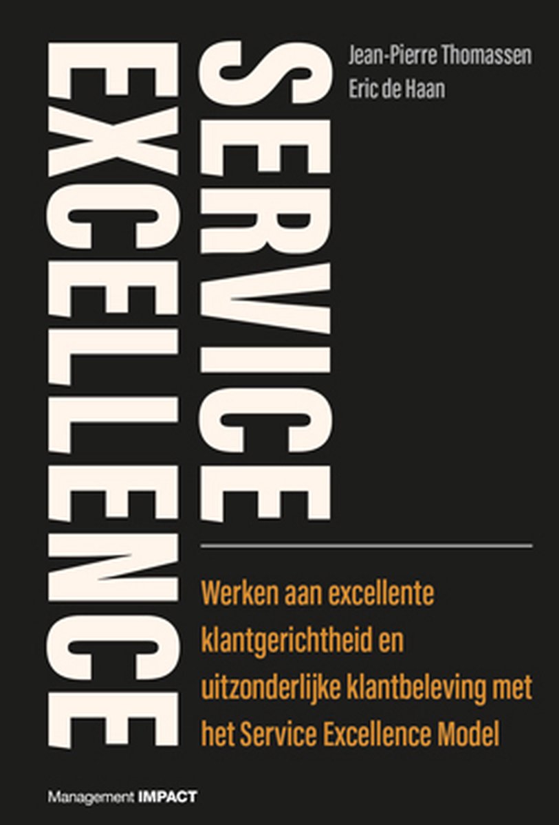 Omslag van Service excellence