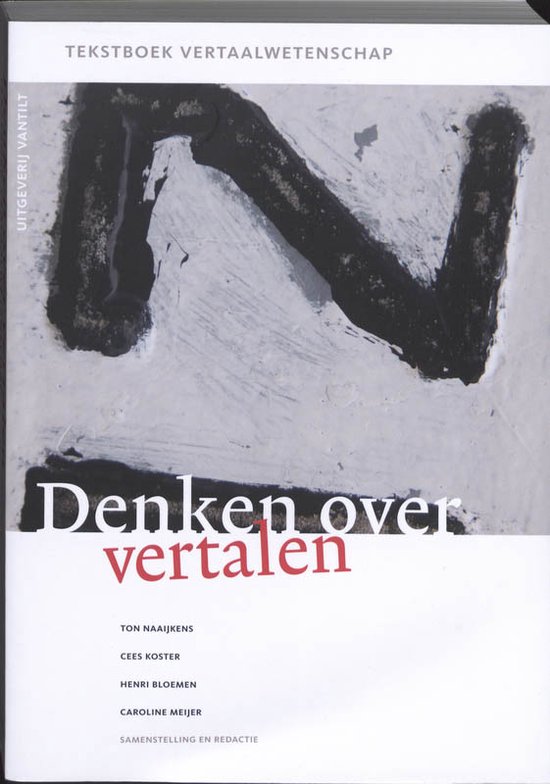 Denken over vertalen - cover
