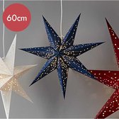 Blauwe hangende sterrenlamp Galaxy met E14 fitting -60cm -met stekker -Kerstdecoratie