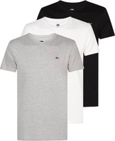 Petrol Industries Heren T-shirts 3-Pack - Ronde Hals - Korte Mouw - Katoen - Regular Fit - Multipack van 3 stuks - Zwart - Maat L