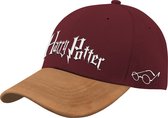 Harry Potter - Harry Potter Baseball Cap Bordeauxrood en Beige