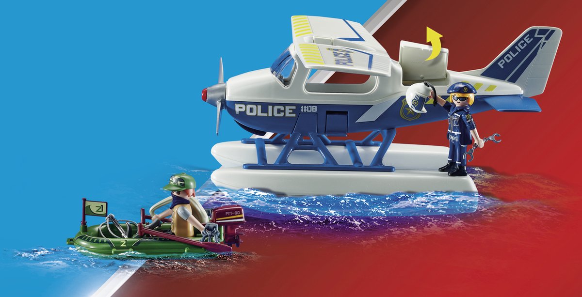 PLAYMOBIL City Action - Politiewatervliegtuig - 70779 — afbeelding 3