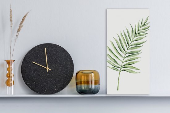 Tableau Toile Plante - Aquarelle - Aquarelle - 20x40 cm - Décoration murale