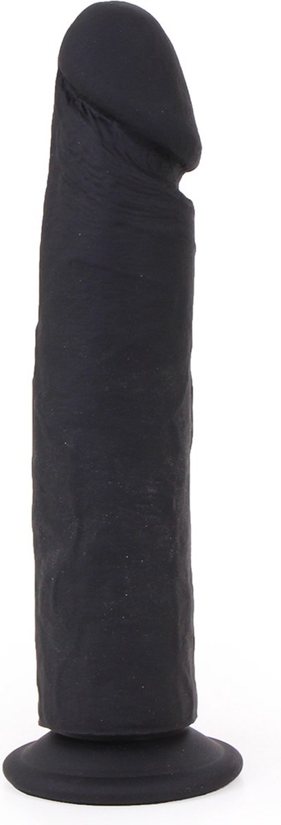 Kiotos Cox Siliconen Dildo met zuignap 25 x 5 cm - zwart