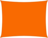 vidaXL Zonnescherm rechthoekig 4x5 m oxford stof oranje