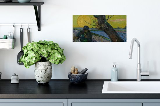 Poster De zaaier - Vincent van Gogh - 40x20 cm