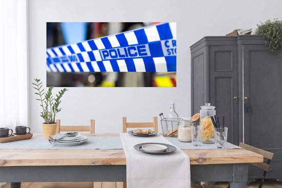 Affiche Pneus de Police - 160x80 cm