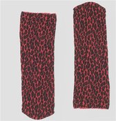 Socks leopard red