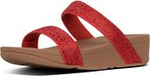 FitFlop™ Lottie™ Shimmercrystal Slide Passion Red - Maat 39