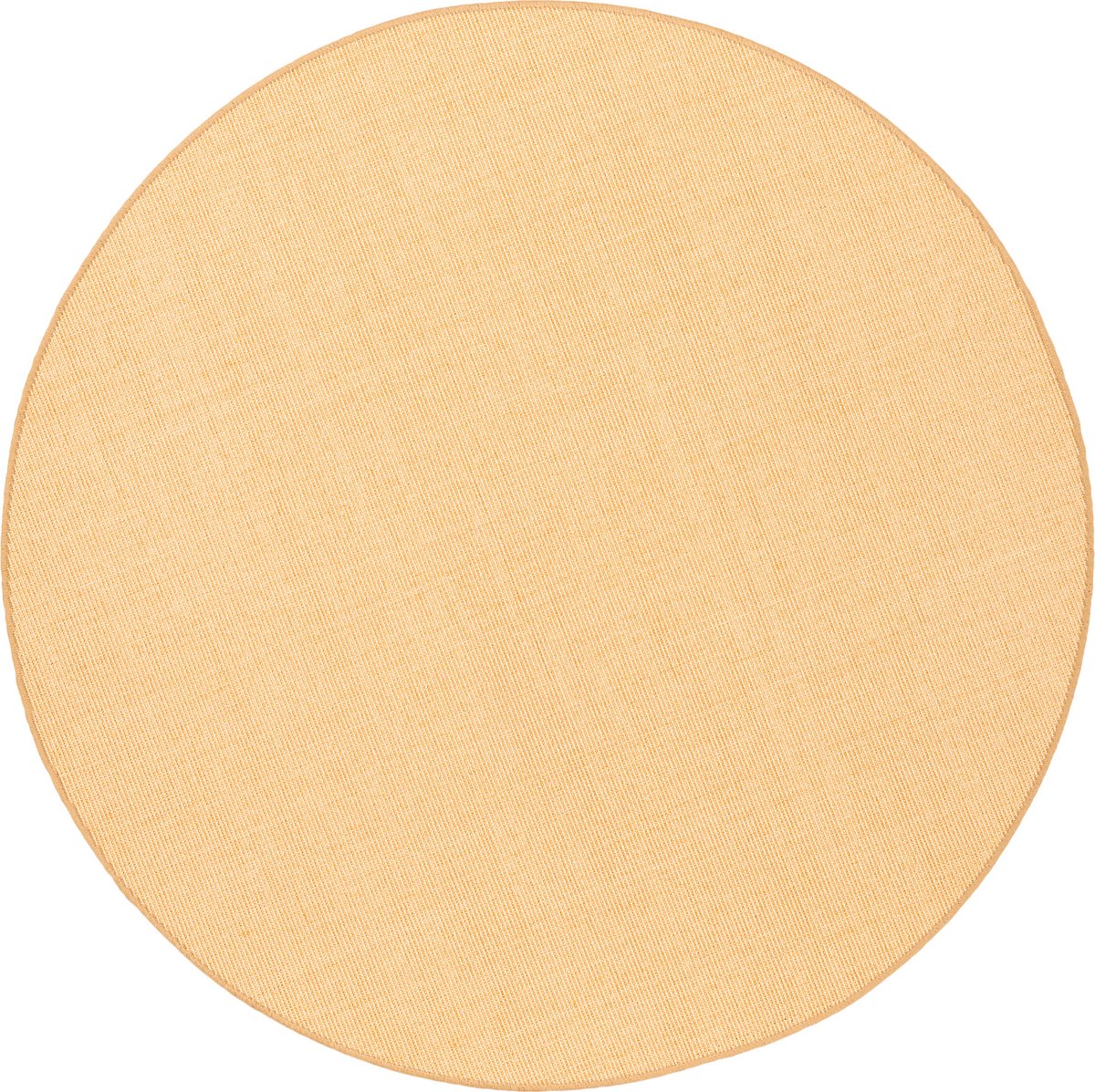 Snapstyle Vloerkleed Sisal Natuur Rond Goud