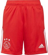 Ajax Adidas Trainingsshort - Rood - Wit - Maat 176