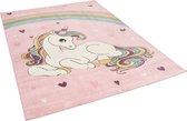 Pergamon Vloerkleed Maui Kids Kindertapijt Eenhoorn Pastel