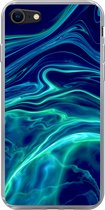 Geschikt voor iPhone 7 hoesje - Abstract - Waves - Design - Siliconen Telefoonhoesje