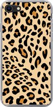 Geschikt voor iPhone 8 hoesje - Dierenprint - Panter - Luipaard - Siliconen Telefoonhoesje